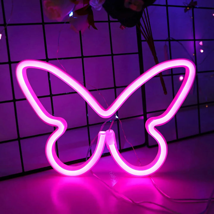 Skanto Neon Schild – USB-/Batteriebetriebenes LED-Neonlicht für die Heimdekoration