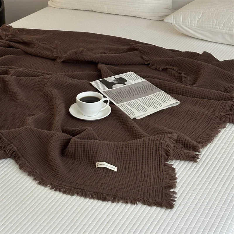 Skanto | Sofaüberwurf aus massiver Baumwolle