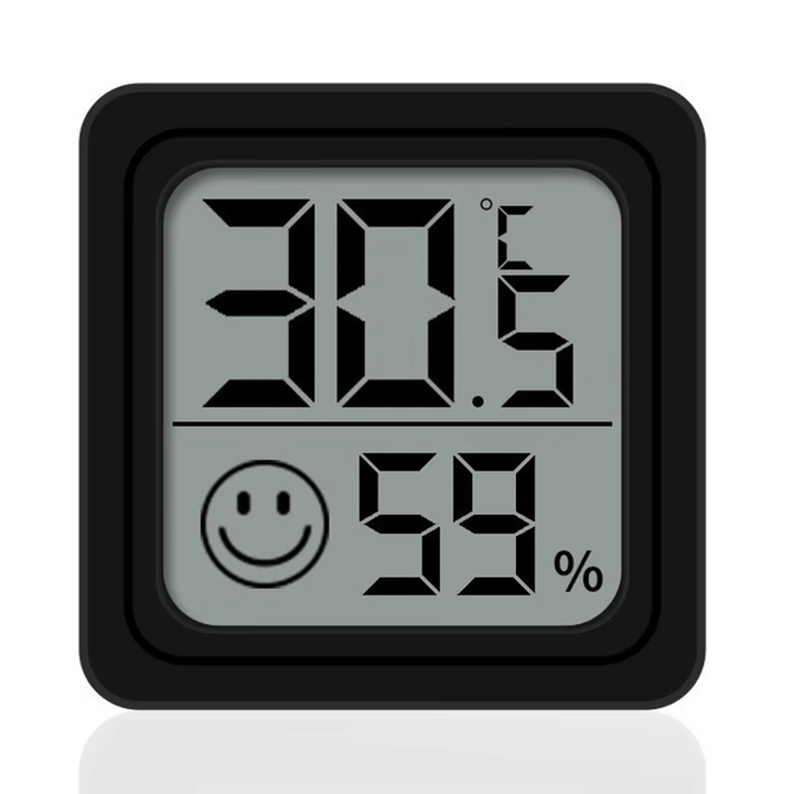 Skanto | Digitales LCD-Thermometer und Hygrometer für den Innenbereich mit Temperatur- und Feuchtigkeitssensor