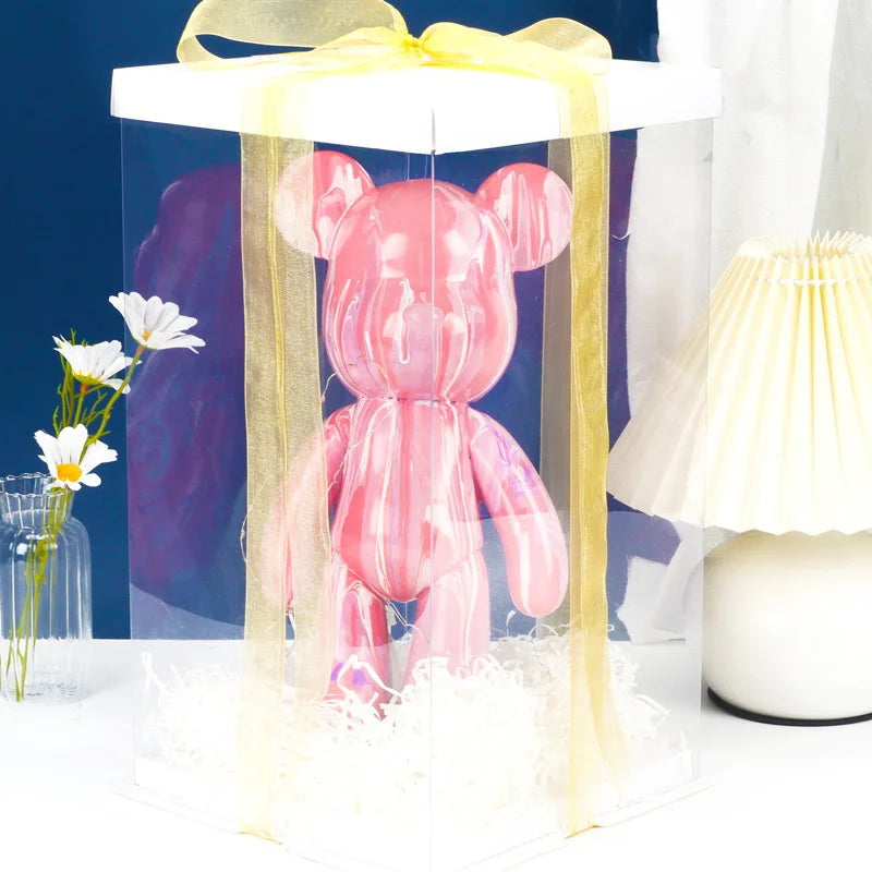 Skanto | Graffiti Malt Fluide Voldsom Bear White Body Ornaments DIY Handmade Personalized Model Home Desktop Decoration Accessories Neu