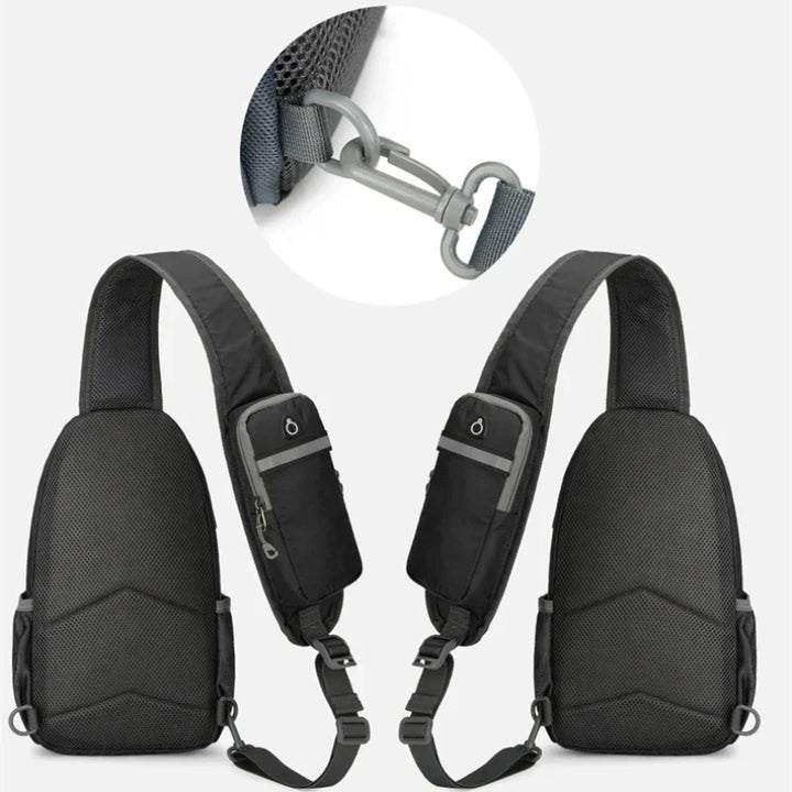 Skanto | SecurePack | Wasserdichter Anti-Diebstahl-Rucksack mit mehreren Fächern – Leichte Crossbody-Reisetasche