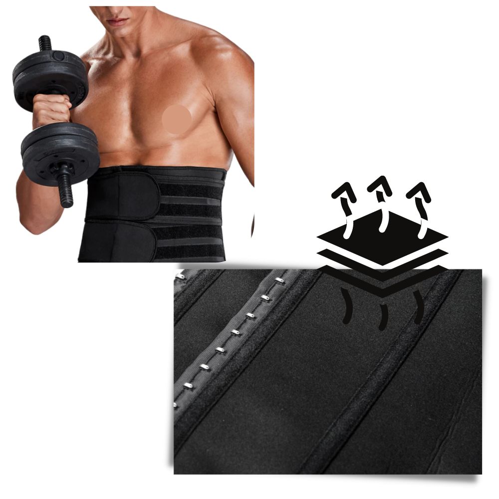 Sauna-Trainer mit Doppelgurt