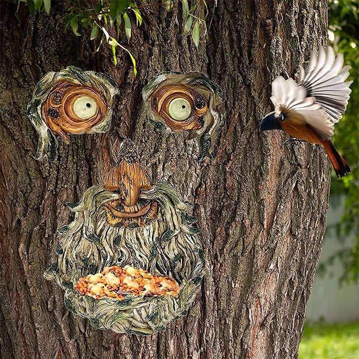 Skanto | Augen der Natur: Drei-Gesichter-Vogelfutterhaus