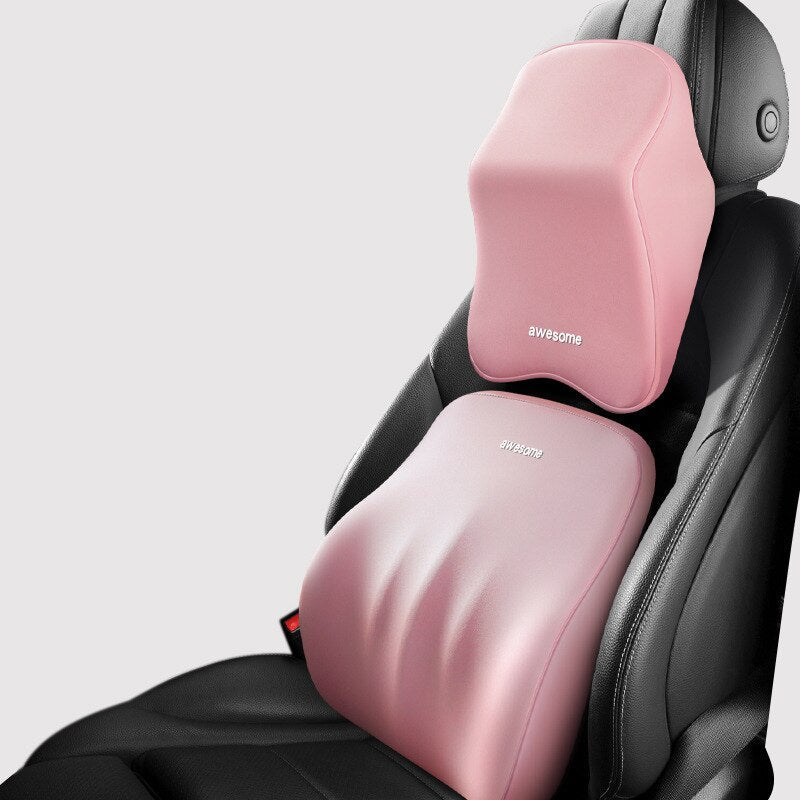 Skanto | ErgoDrive Auto-Stütze – Orthopädisches Kissen zur Linderung von Nacken- & Rückenschmerzen beim Autofahren
