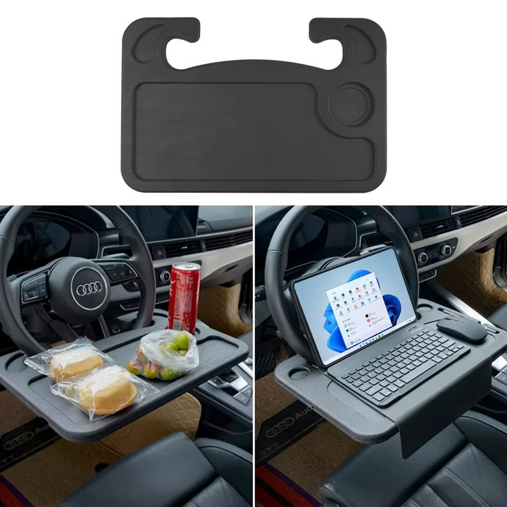 Skanto | Tragbarer Auto-Laptop-Tisch – Lenkrad-Ess- & Arbeitsablage