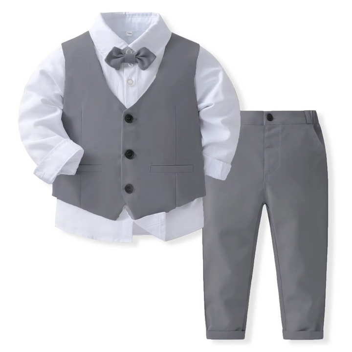 Skanto | Formelles Baumwoll-Outfit-Set für Jungen, Kleinkinder und Kinder