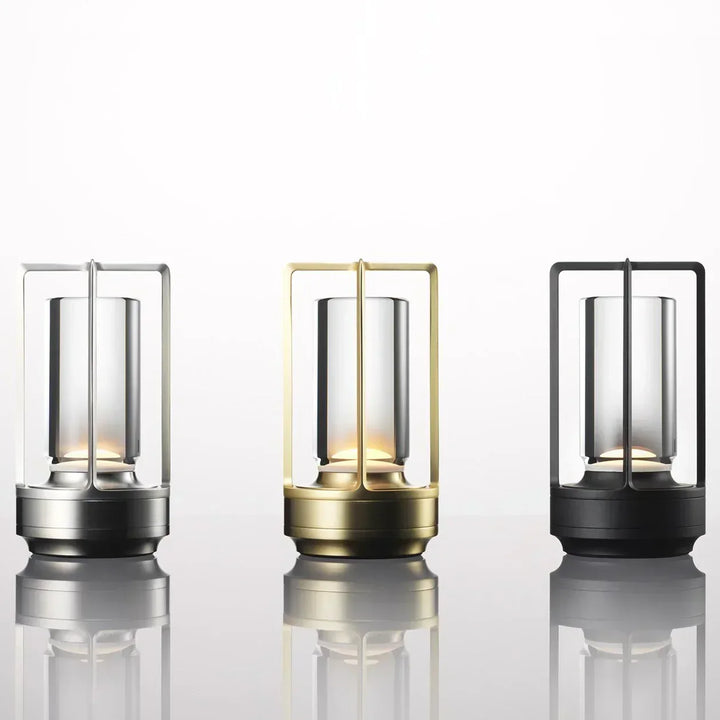 Skanto | Wiederaufladbare kabellose LuxuryGlow Tischlampe – Elegante kabellose Lampe für jede Stimmung