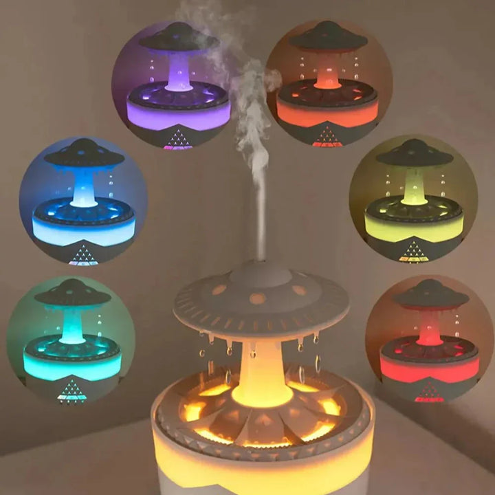 Skanto | UFO Luftbefeuchter | Ultraschall-Aromatherapie-Diffusor mit Fernbedienung - Grosven