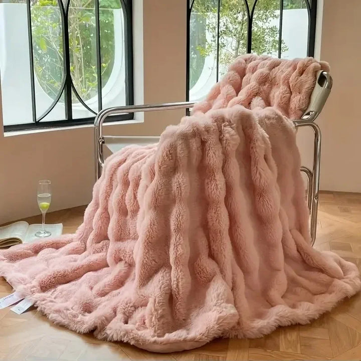 Skanto | FurLuxe | Wendbarer Kunstfell-Überwurf