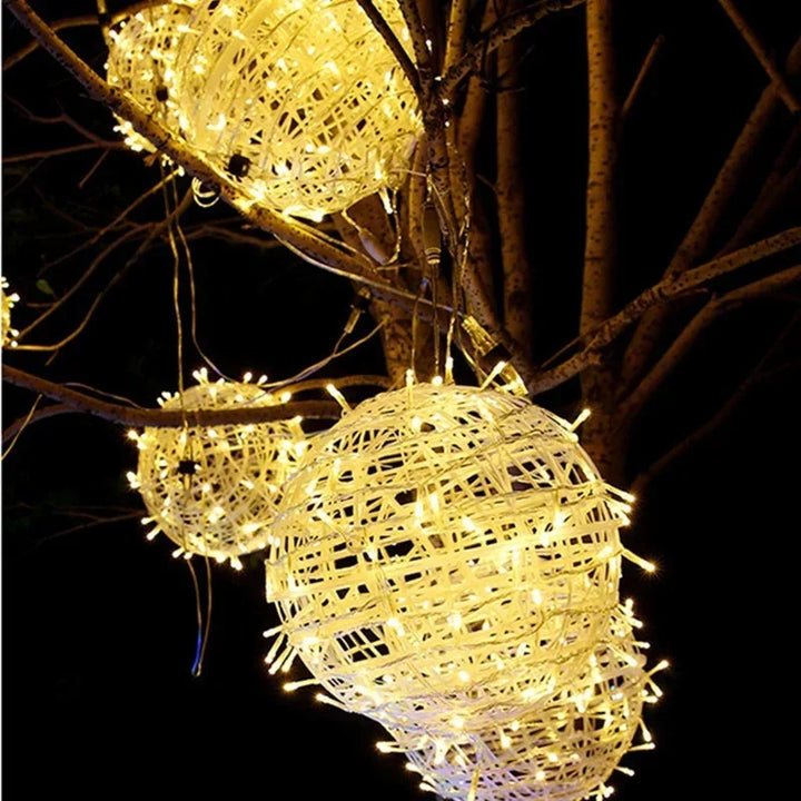 Skanto | Sphere - Rattan Lichterkette