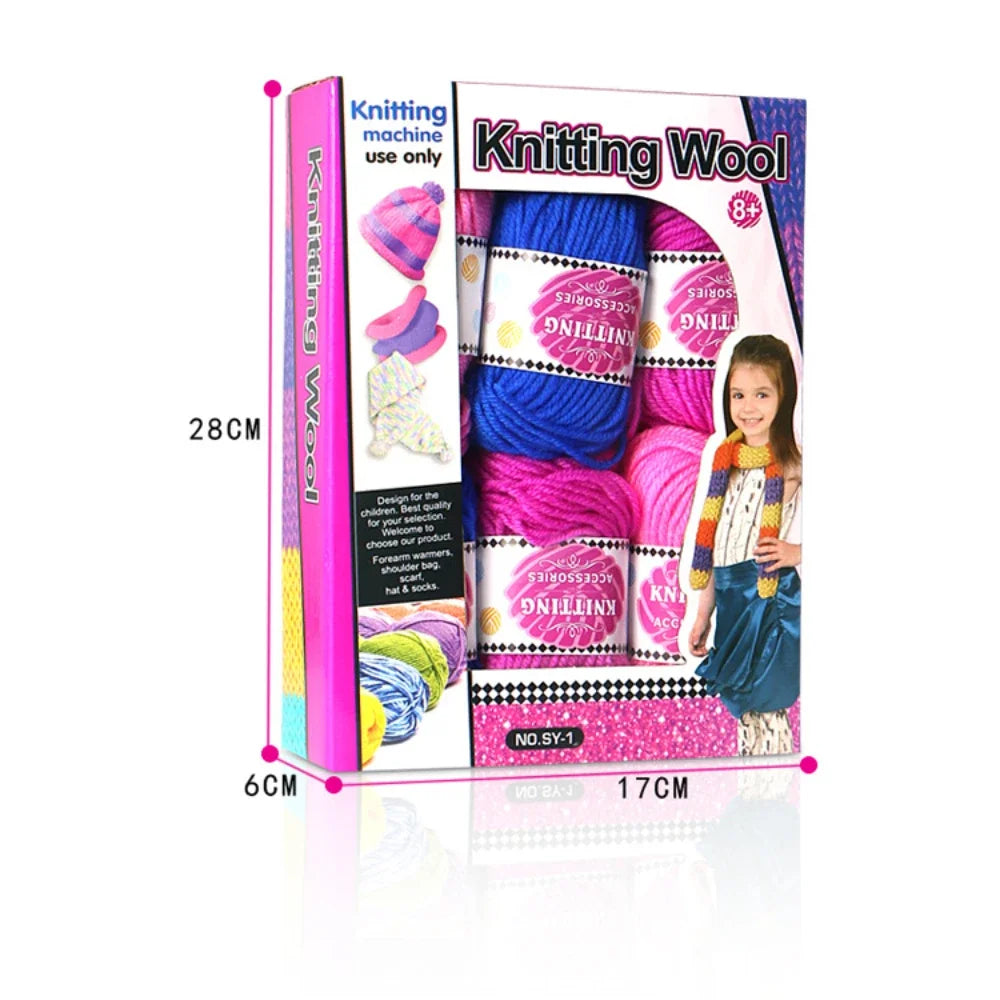 Skanto | Strickolino Strickmaschine | 22 Nadeln | Automatisches Rundstrick-Set für Anfänger & Erwachsene | Schneller Stricker mit Zubehör
