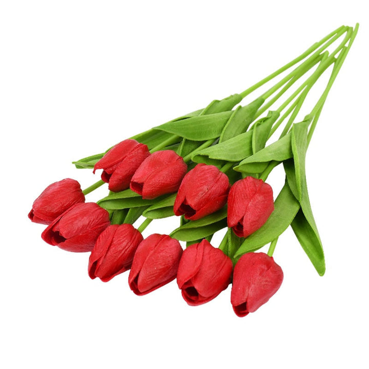 Skanto | Künstlicher Tulpenstrauß, Dekoration (10 Stück)