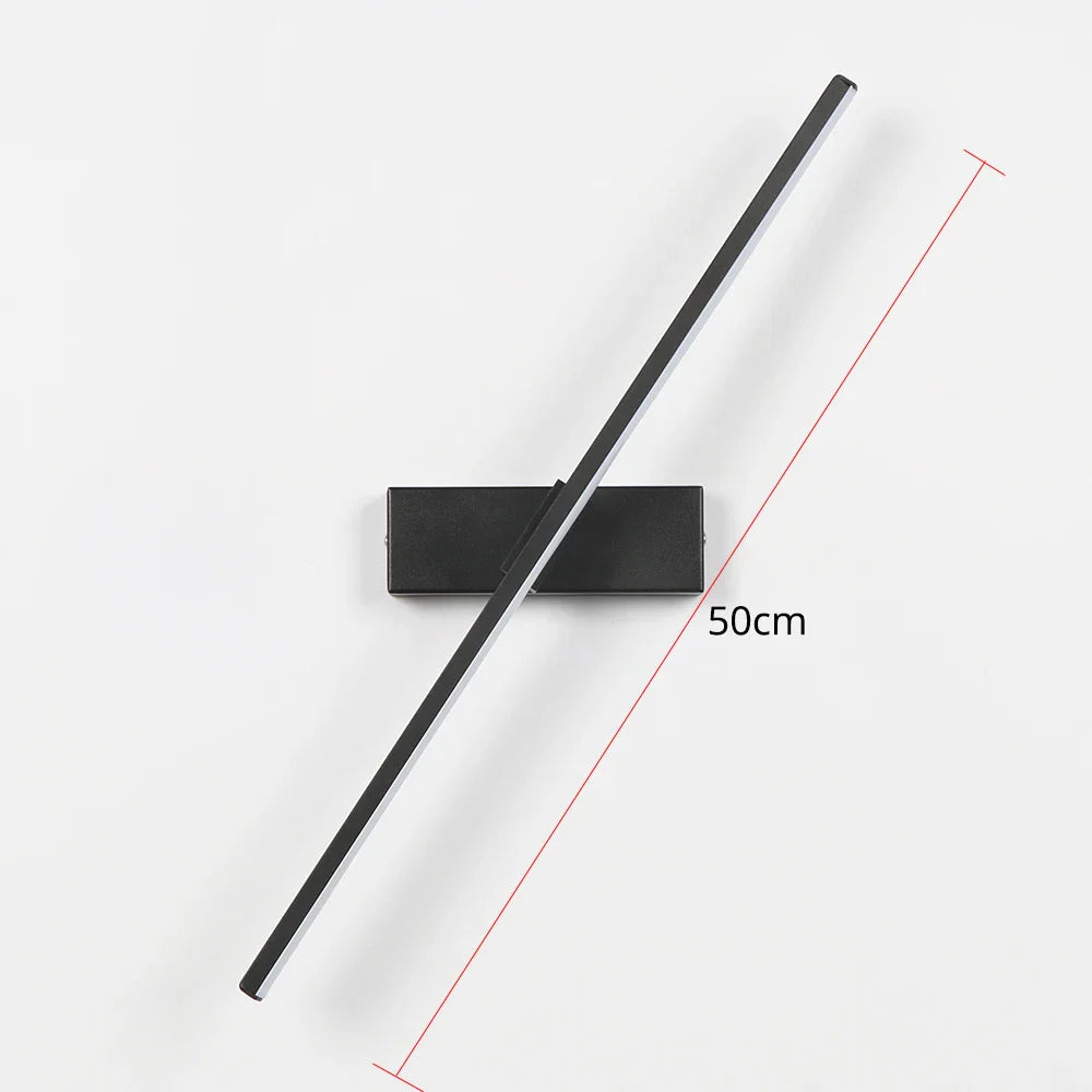 Skanto | AuroLite Verstellbare LED Wandleuchte | 330° Schwenkbar | Modernes Design für Schlafzimmer & Wohnzimmer | Aluminium