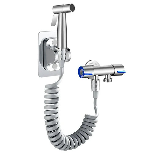 Skanto | Hand-Bidet-Sprühset aus 304 Edelstahl – selbstreinigender Duschkopf für Toiletten-Bidet-Armatur – Hygienische Sprühpistole