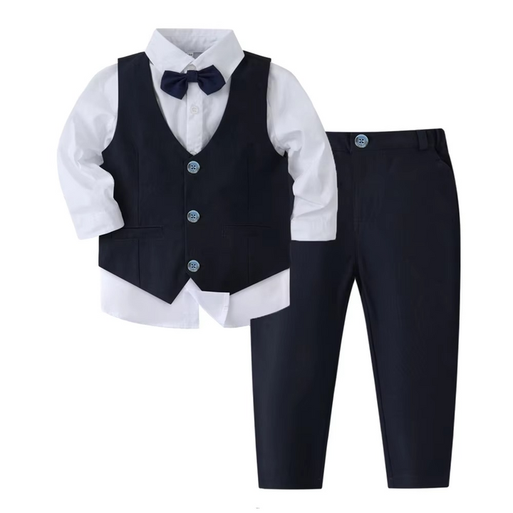 Skanto | Formelles Baumwoll-Outfit-Set für Jungen, Kleinkinder und Kinder