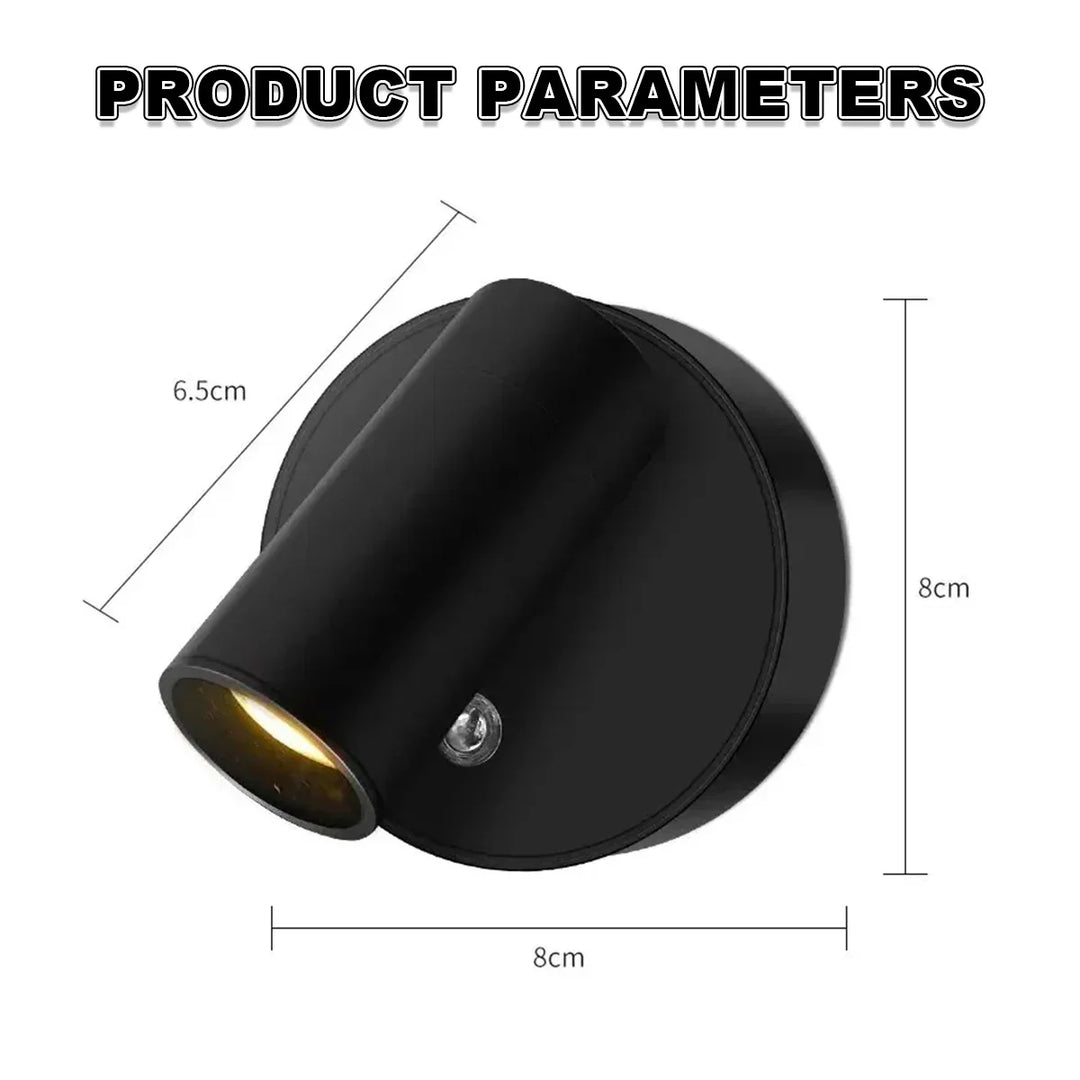 Skanto | Magnetischer Kabelloser LED Wiederaufladbarer Wandstrahler
