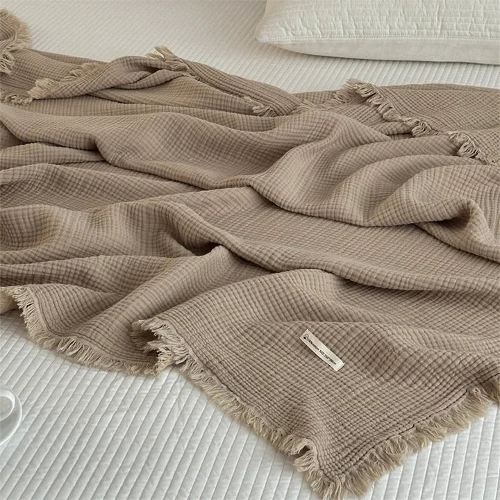 Skanto | Sofaüberwurf aus massiver Baumwolle