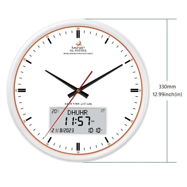 PrayerTime Uhr – Smarte Wanduhr mit Azan