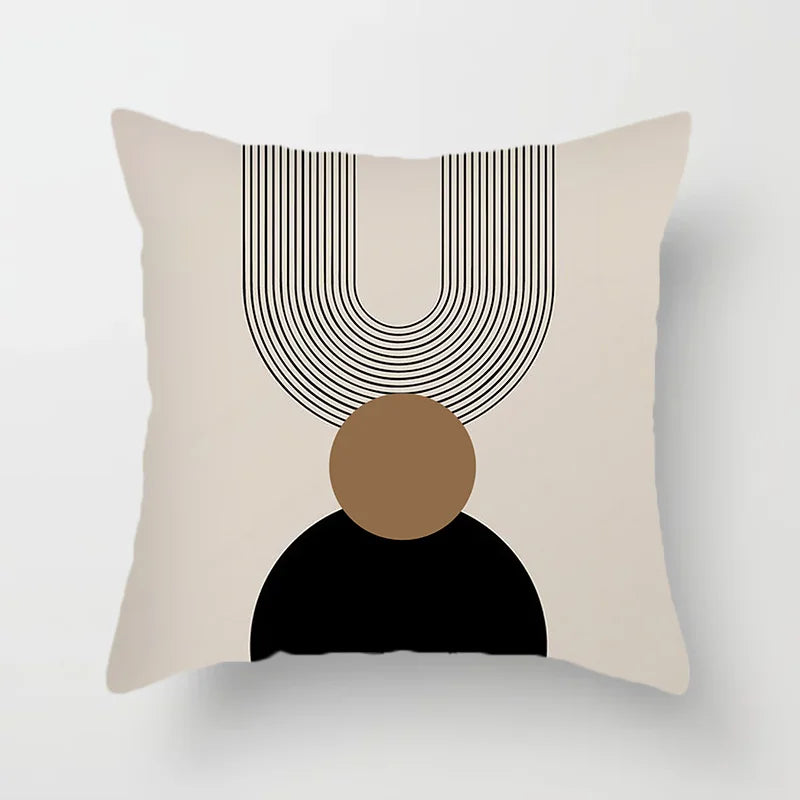 Moderne Kunst Abstraktes Muster Dekorative Kissenbezüge Kreative Linie Sofa Stuhl Kissenbezug Home Office Dekor | Skanto