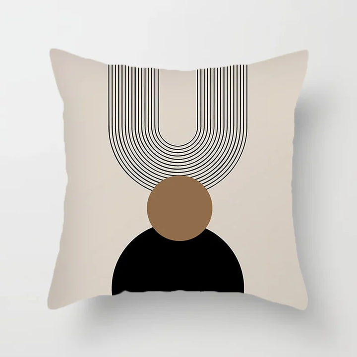 Moderne Kunst Abstraktes Muster Dekorative Kissenbezüge Kreative Linie Sofa Stuhl Kissenbezug Home Office Dekor | Skanto