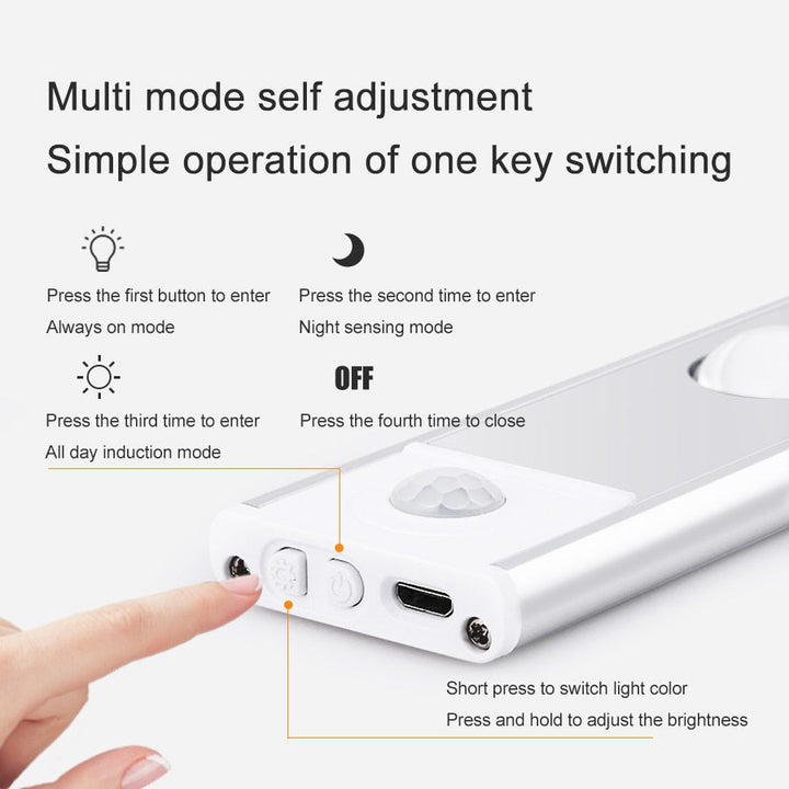 Skanto | Royelux Wiederaufladbare LED-Küchenleuchte - Bewegungssensor, dimmbar, USB-Ladefunktion