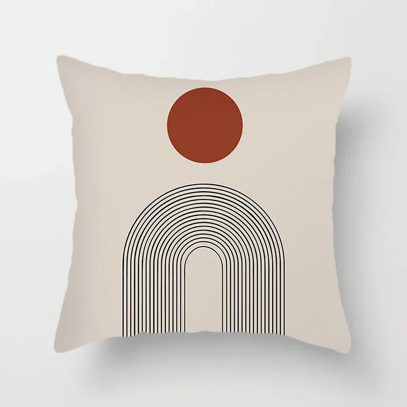 Moderne Kunst Abstraktes Muster Dekorative Kissenbezüge Kreative Linie Sofa Stuhl Kissenbezug Home Office Dekor | Skanto