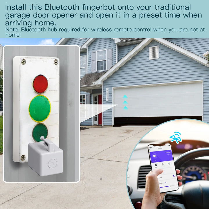 Skanto Tuya Fingerbot Taster - Wifi programmierbare Steuerung über SmartLife Google Alexa Apps