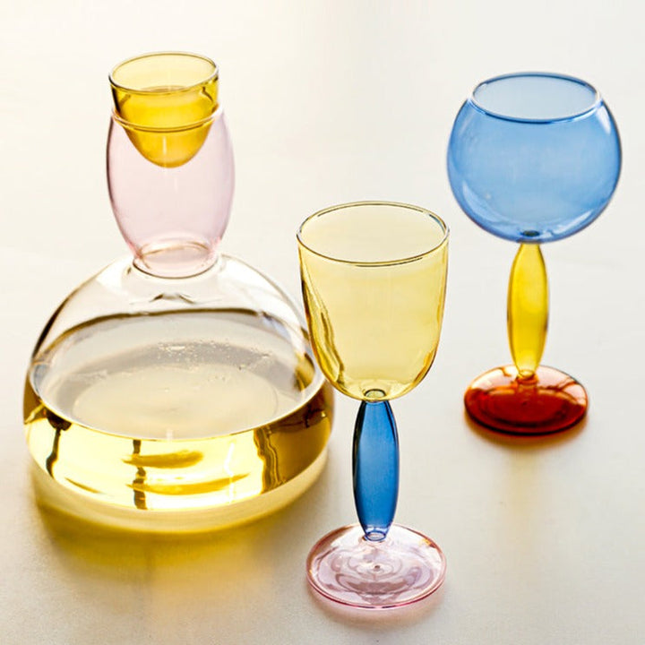 Skanto | Borosilikat 3-Farben-Glas – Weinglas