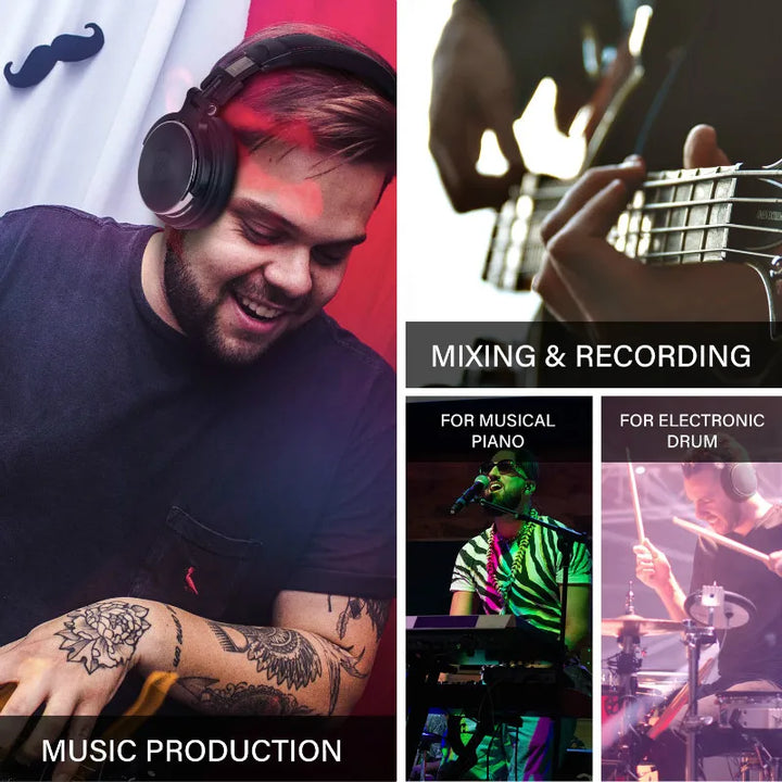 Oneodio Wired Studio Pro 50 & Pro 30 DJ Kopfhörer mit Mikrofon – TWS Noise Cancelling HiFi Stereo Dynamisches Headset