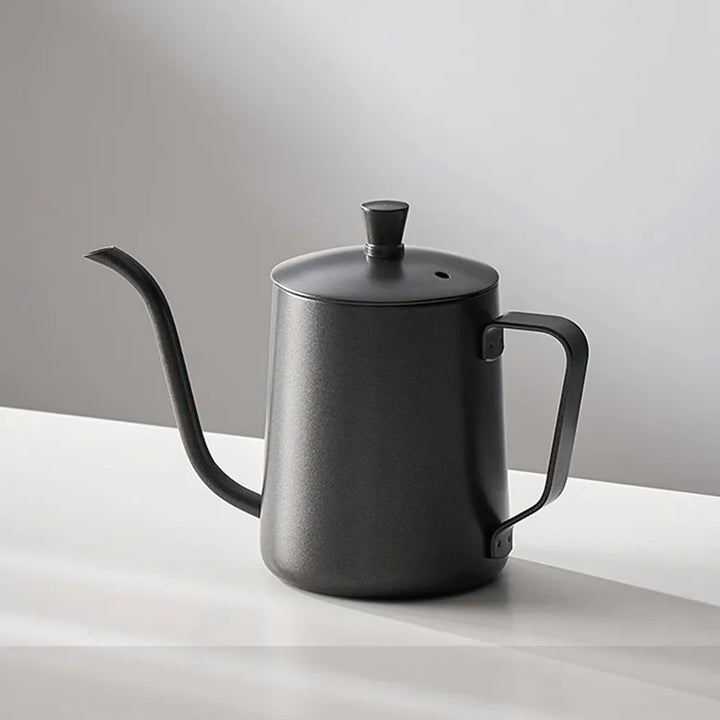 Skanto | GIANXI Handgießkanne mit Deckel Tropf-Schwanenhalsausguss Kaffee-Wasserkessel Langer Ausguss Kaffeemaschine Kaffeezubehör