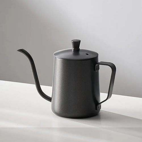 Skanto | GIANXI Handgießkanne mit Deckel Tropf-Schwanenhalsausguss Kaffee-Wasserkessel Langer Ausguss Kaffeemaschine Kaffeezubehör