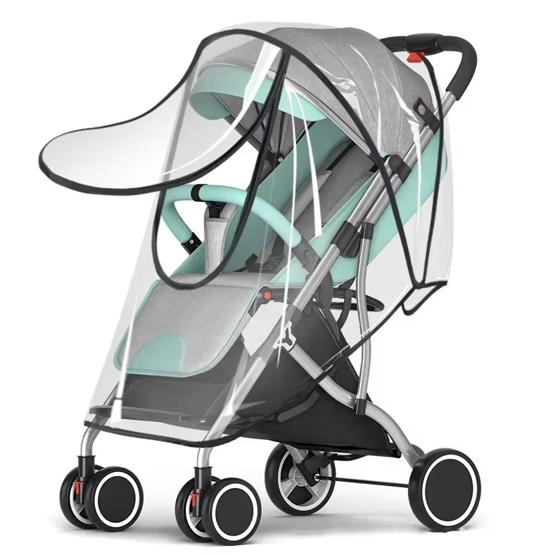 Skanto | Universeller wasserdichter Kinderwagen-Regenschutz für Allwetterschutz