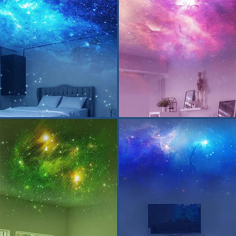 Skanto | Astronaut LED-Projektor, Galaxie, Sterne, Himmel