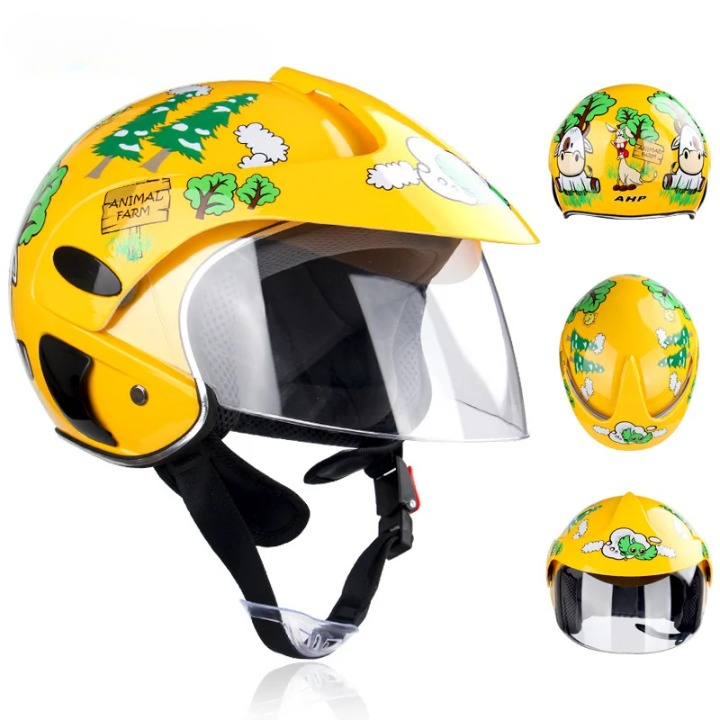Skanto | Motocross-Helm für Kinder von 3–9 Jahren – Blaze