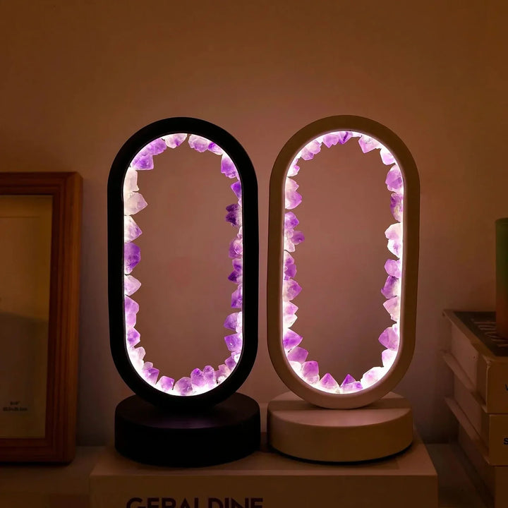 Skanto | Natürliche Amethyst Kristalllampe zur Entspannung