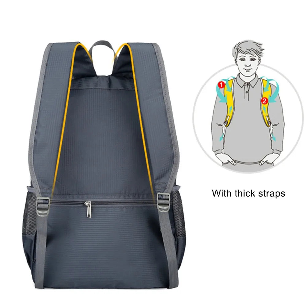 Skanto | Trekparo Faltbarer Rucksack | 30L Ultraleicht & Wasserdicht | Für Wandern, Camping & Reisen | Unisex Daypack