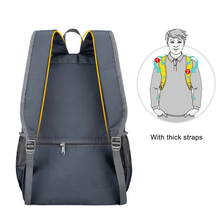 Skanto | Trekparo Faltbarer Rucksack | 30L Ultraleicht & Wasserdicht | Für Wandern, Camping & Reisen | Unisex Daypack