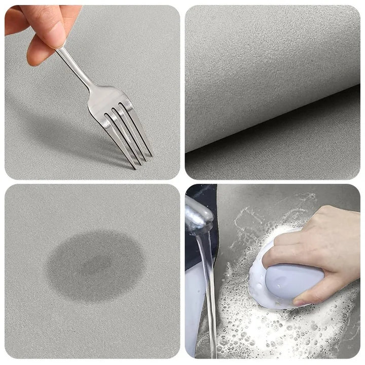 Skanto | Rutschfester Teppich SoftGrip – Saugfähiger, waschbarer Teppich für jeden Raum