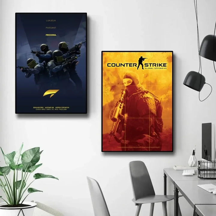 Skanto Counter-Strike 2 Poster Wandkunst Heimdekoration Raumdekoration Digitalmalerei Wohnzimmer Restaur
