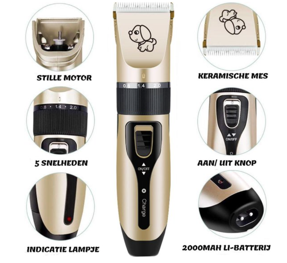 Professioneller Hundefriseur + Bürste Skanto