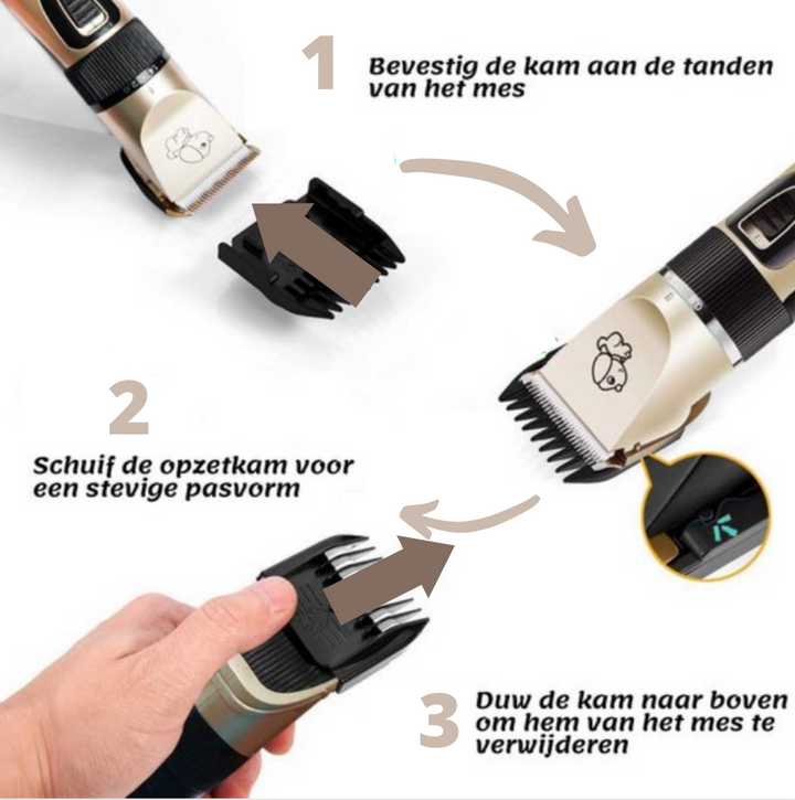 Professioneller Hundefriseur + Bürste Skanto