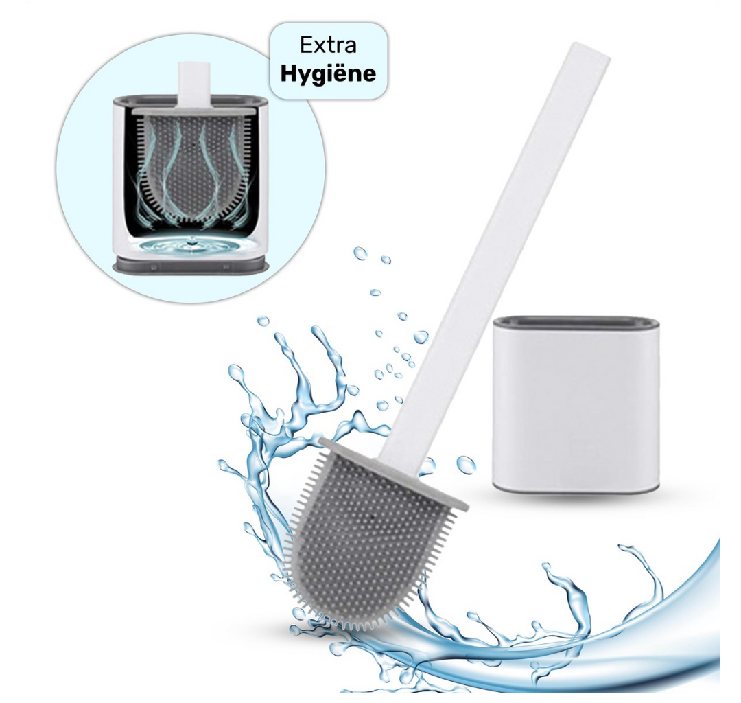 Skanto | FlexiClean Toilettenbürste – Antibakterielles Silikondesign für einfache Reinigung