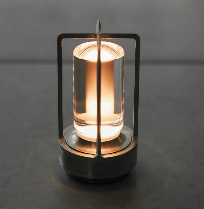 Skanto | Wiederaufladbare kabellose LuxuryGlow Tischlampe – Elegante kabellose Lampe für jede Stimmung