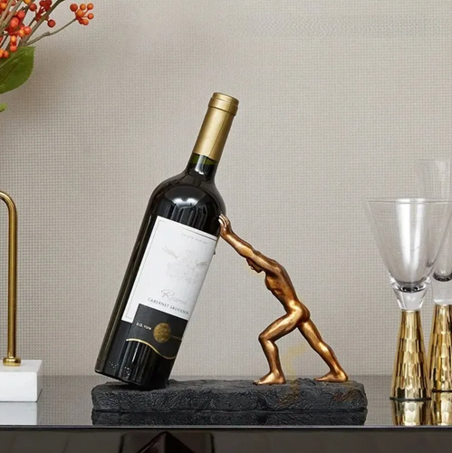 Skanto | Weinflaschenhalter - VinoLux - Premium Design - Luxuriöser Blickfang