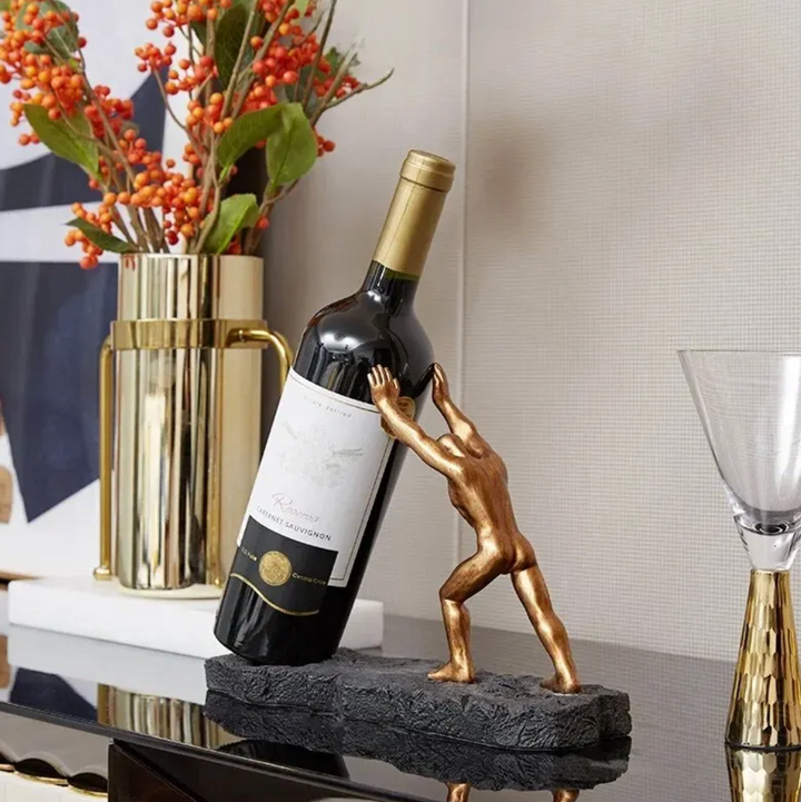 Skanto | Weinflaschenhalter - VinoLux - Premium Design - Luxuriöser Blickfang