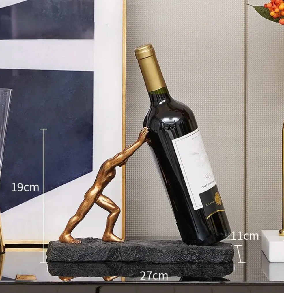 Skanto | Weinflaschenhalter - VinoLux - Premium Design - Luxuriöser Blickfang