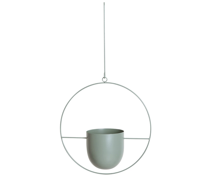 Skanto | FloraFrame – Eleganter Pflanzenhalter aus Metall für Wand oder Decke