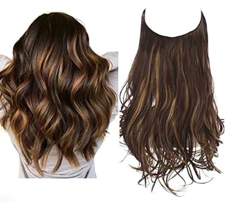 SecretHair | Echthaar Extensions | Natürliches Wellen-Volumen | Blond