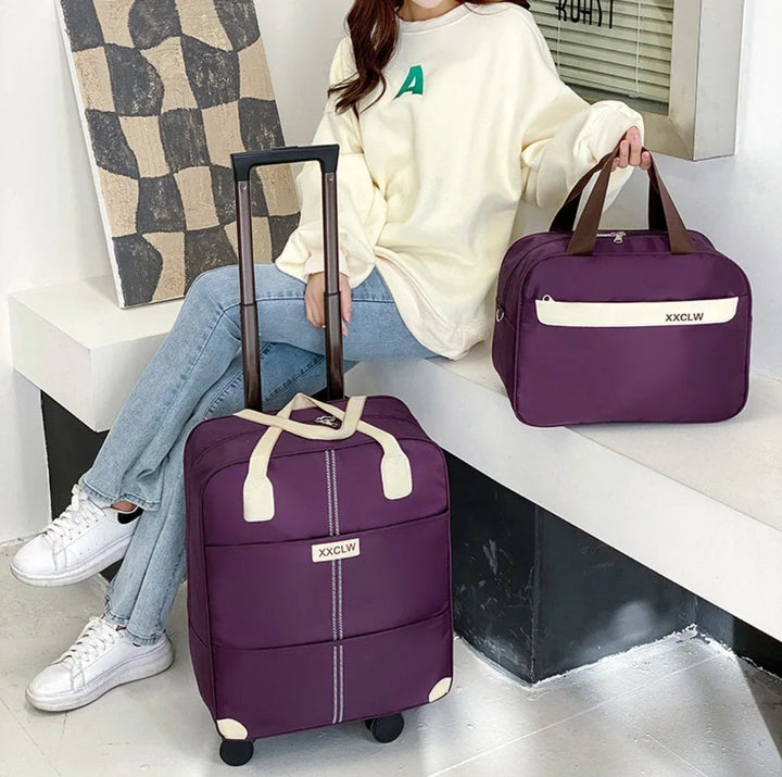 Skanto | 2-in-1 Reisetaschen Trolley-Taschen Handgepäcktaschen