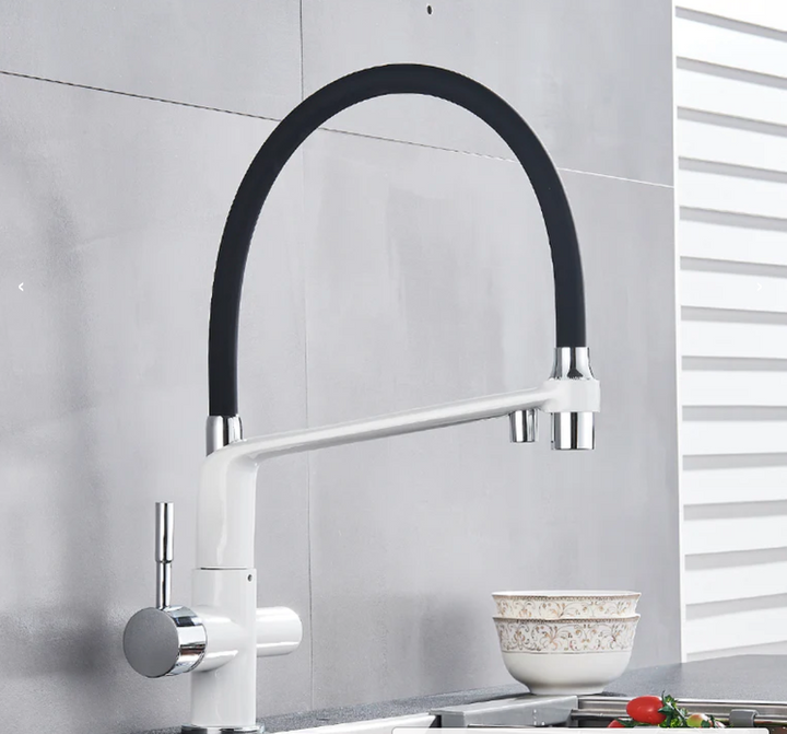 Skanto | Doppel-Auslauf Trinkwasserhahn Filter-Küchenarmaturen